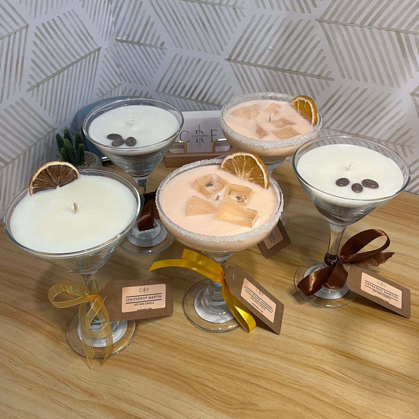 Espresso Martini Decorative Cocktail Candle
