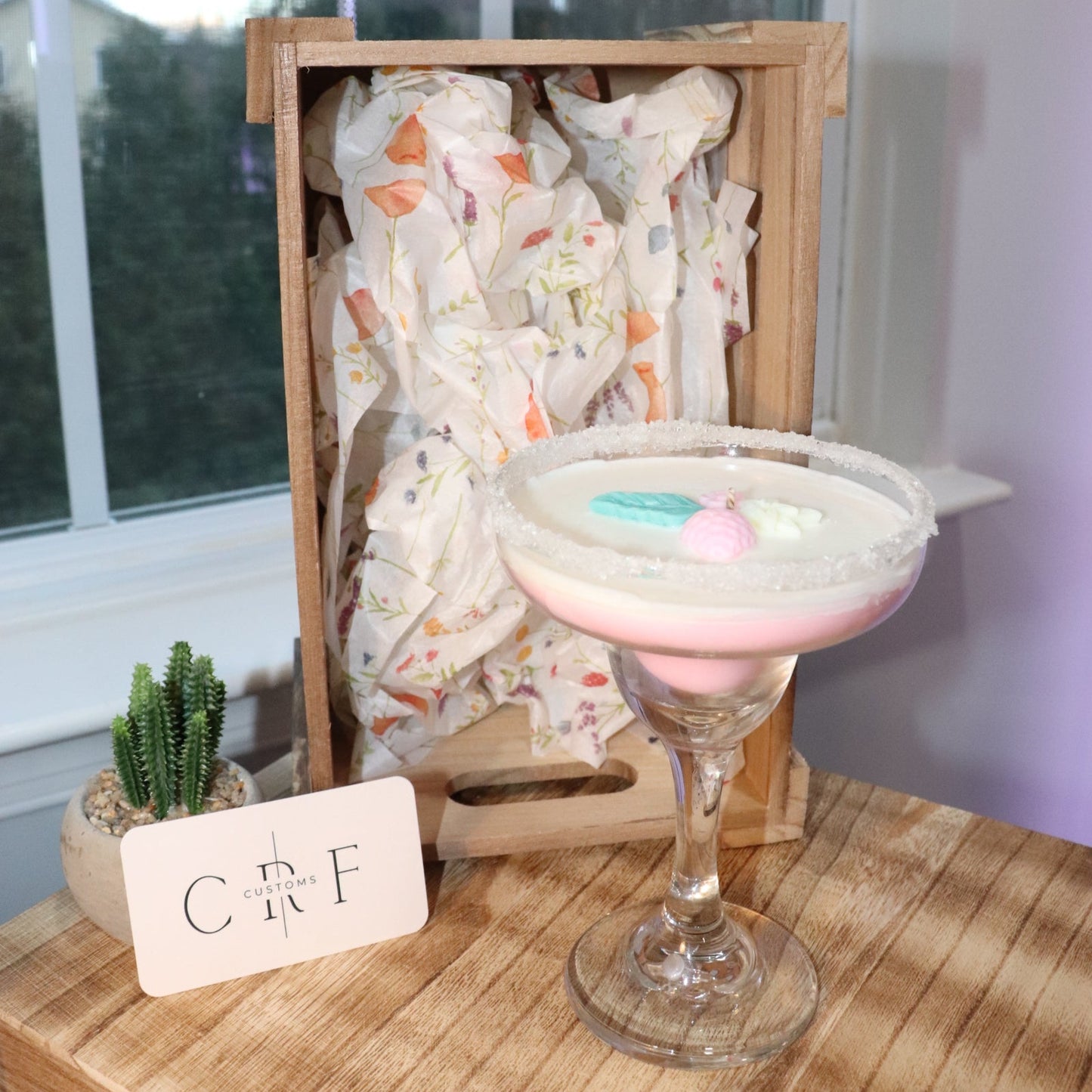 Strawberry Cocktail Candle