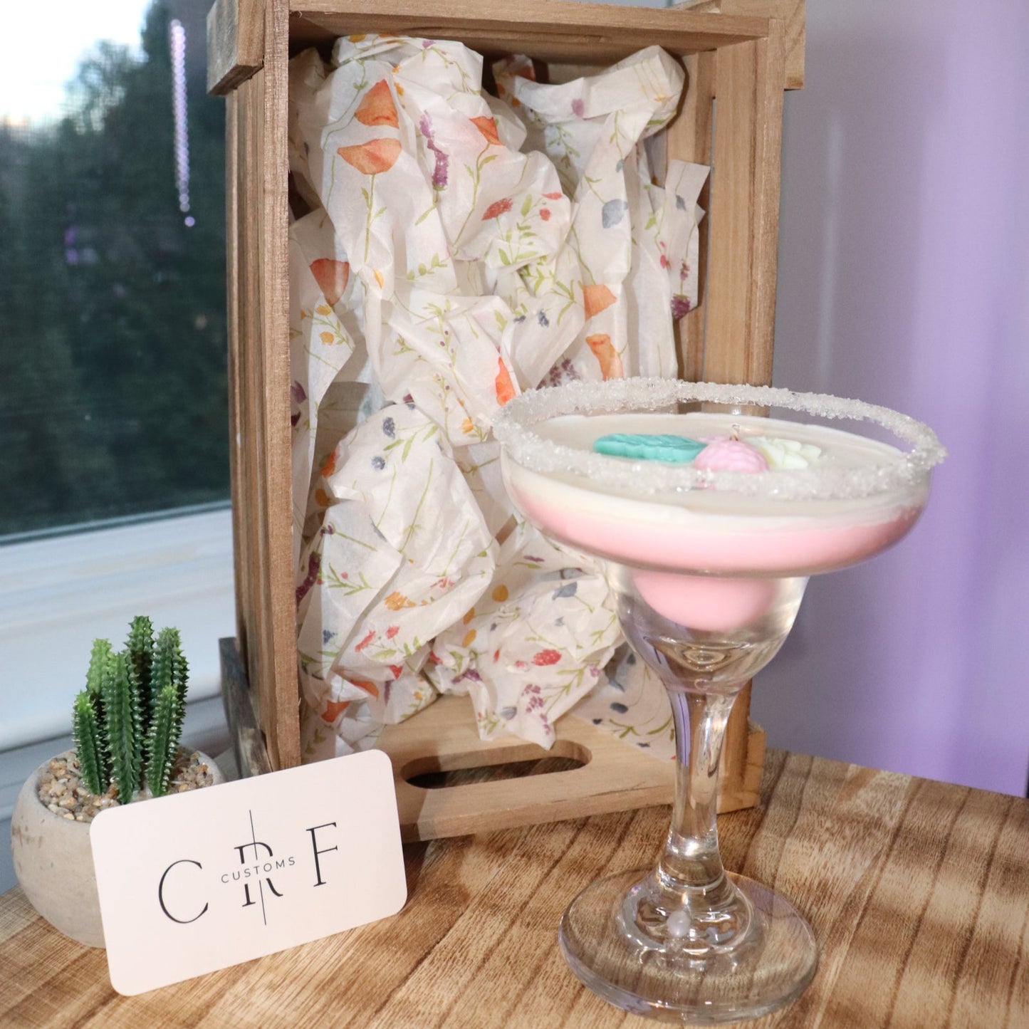 Strawberry Cocktail Candle