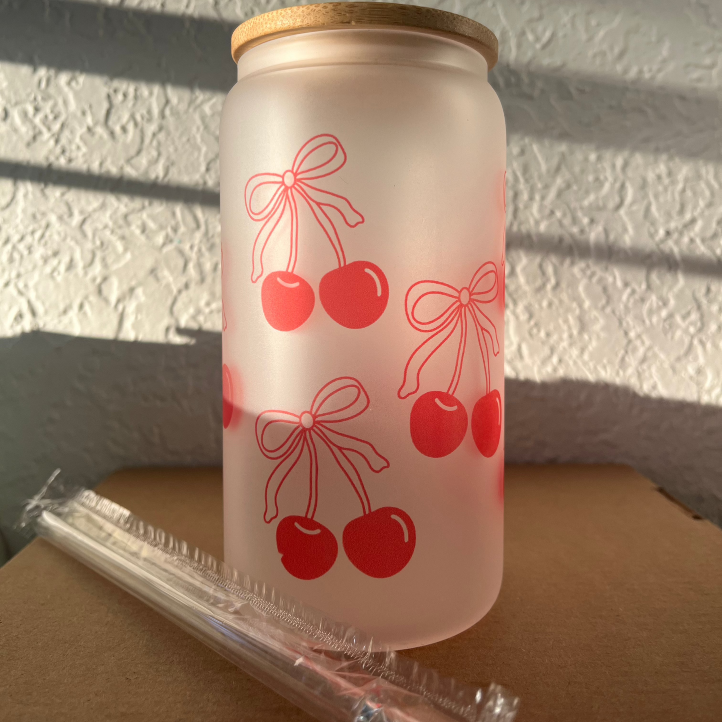 Cherry & Bow Tumbler