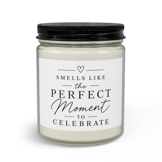 Celebration Soy Candle Set with Matches & Wick Trimmer — "Smells Like the Perfect Moment to Celebrate"