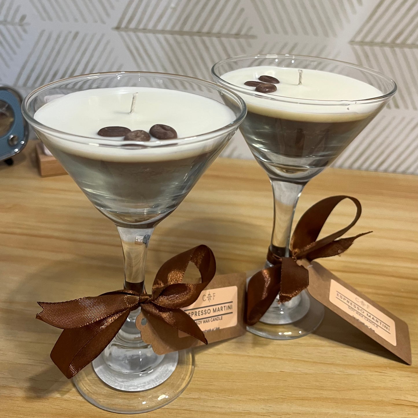 Espresso Martini Decorative Cocktail Candle
