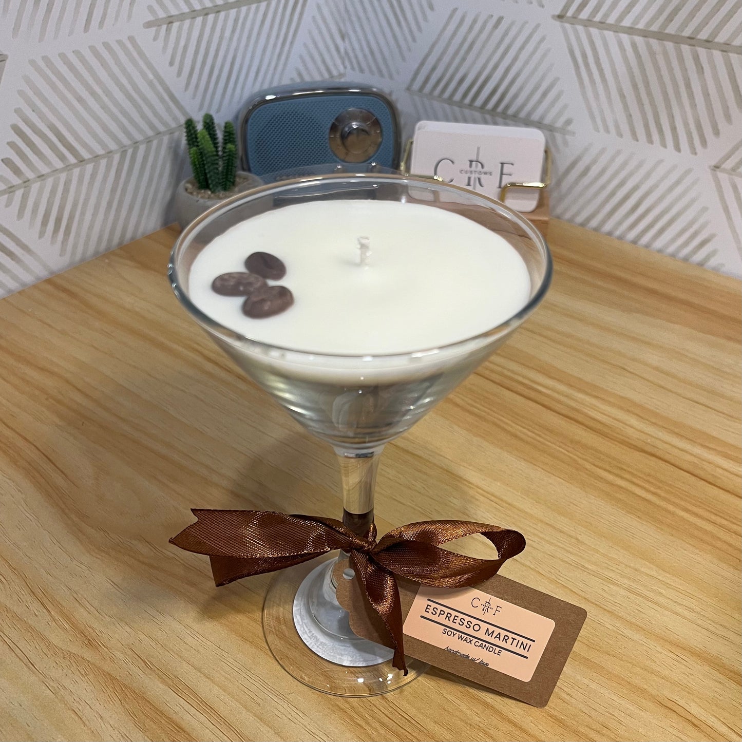 Espresso Martini Decorative Cocktail Candle