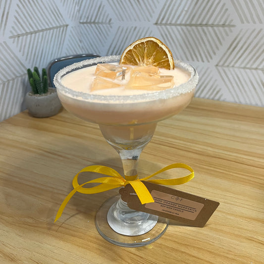 Blood Orange Margarita Decorative Cocktail Candle
