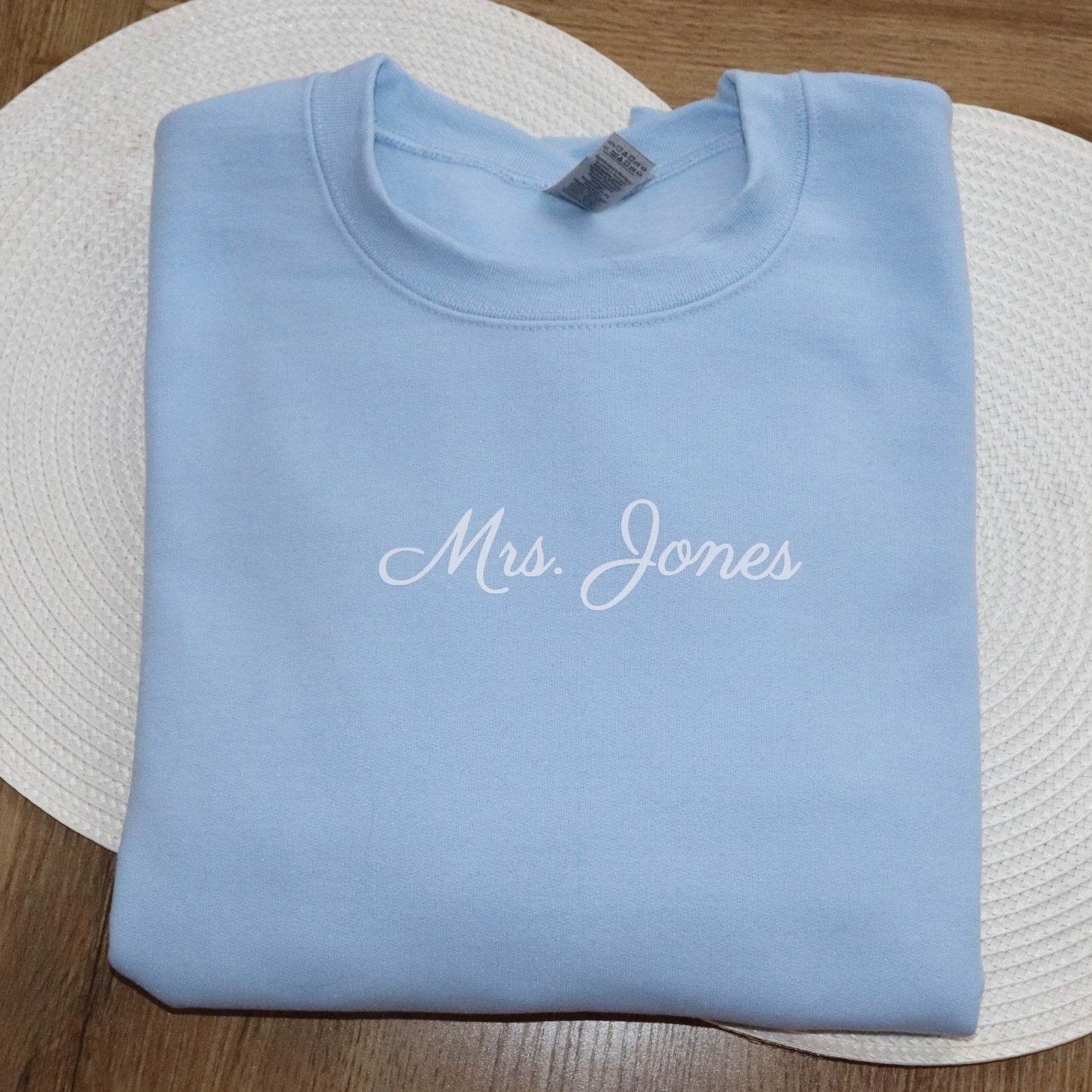 Custom Bride Future Last Name Crewneck