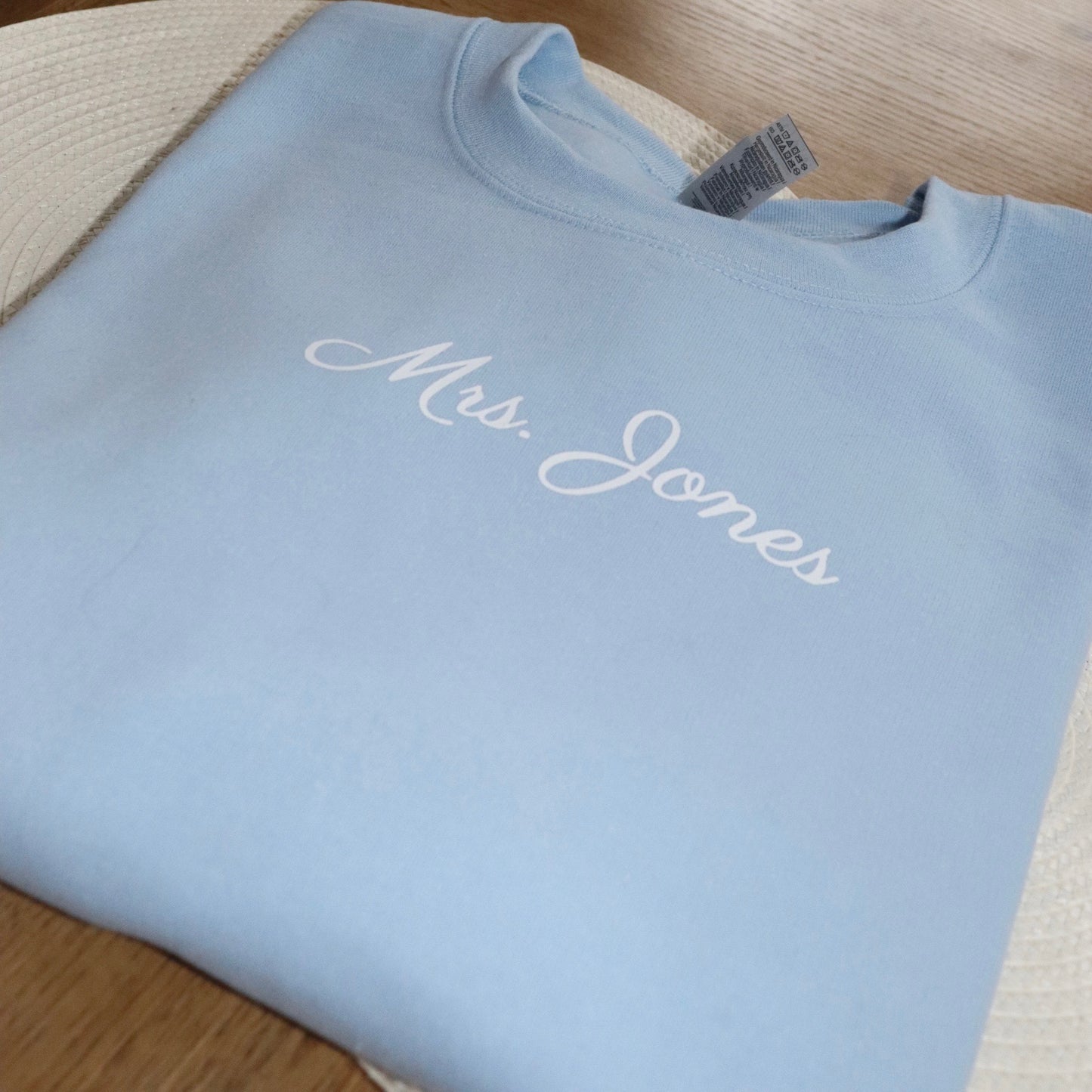 Custom Bride Future Last Name Crewneck