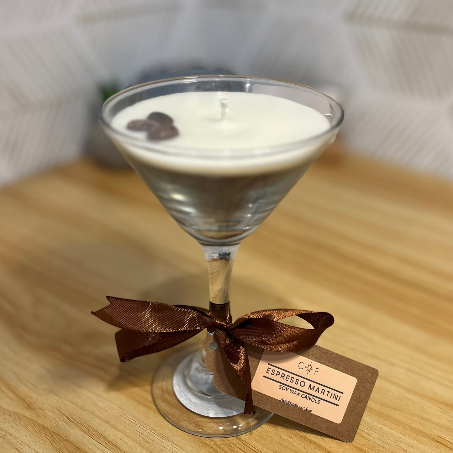 Espresso Martini Decorative Cocktail Candle