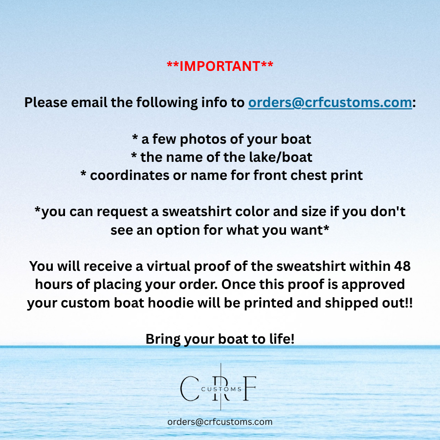 Custom Boat Hoodie